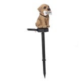 Solar Light Cartoon Welcome Sign Dog Lawn Lights Patio Outdoor Garden Decorative Landscape Lights - Front View