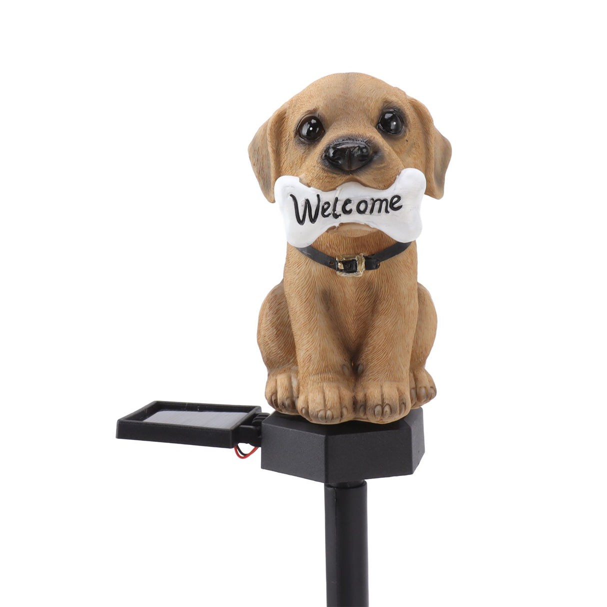 Solar Light Cartoon Welcome Sign Dog Lawn Lights Patio Outdoor Garden Decorative Landscape Lights