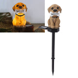 Solar Light Cartoon Welcome Sign Dog Lawn Lights Patio Outdoor Garden Decorative Landscape Lights