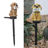 Solar Light Cartoon Welcome Sign Dog Lawn Lights Patio Outdoor Garden Decorative Landscape Lights - Extra Image