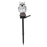 Solar Pathway Lights Outdoor Solar Garden Lights Owl Design Solar Powered Landscape Light For Patio Yard Driveway - Front View