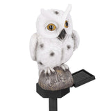 Solar Pathway Lights Outdoor Solar Garden Lights Owl Design Solar Powered Landscape Light For Patio Yard Driveway - Side View
