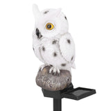 Solar Pathway Lights Outdoor Solar Garden Lights Owl Design Solar Powered Landscape Light For Patio Yard Driveway - Top-Down View
