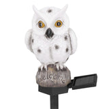 Solar Pathway Lights Outdoor Solar Garden Lights Owl Design Solar Powered Landscape Light For Patio Yard Driveway - 45-Degree Angle