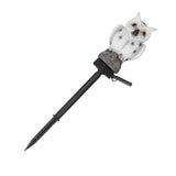 Solar Pathway Lights Outdoor Solar Garden Lights Owl Design Solar Powered Landscape Light For Patio Yard Driveway - Rear View