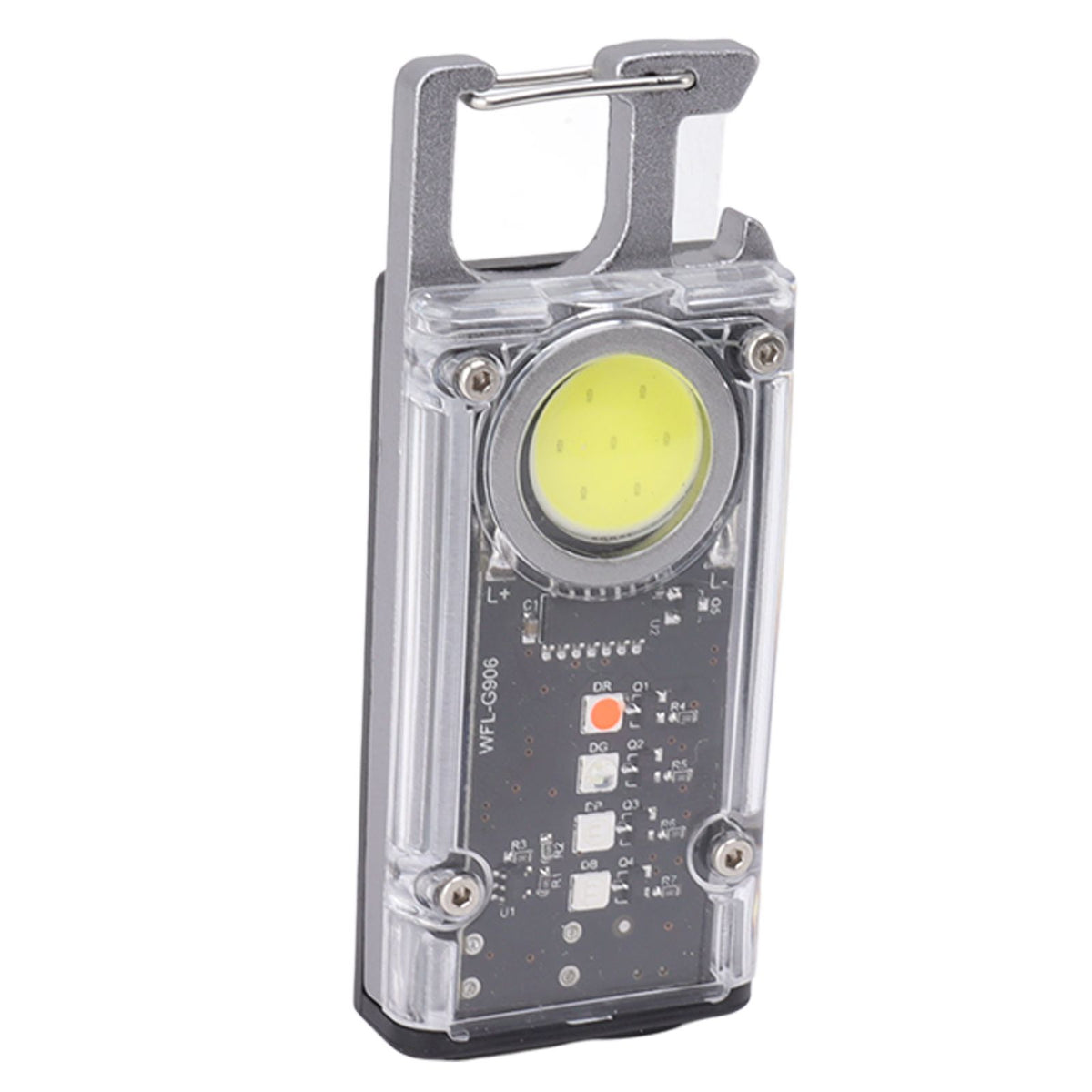 Mini COB Work Light 8 Mode Portable Rechargeable Magnetic Hook Pocket Flashlight Multifunction Bottle Opener Emergency Light