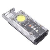 Mini COB Work Light 8 Mode Portable Rechargeable Magnetic Hook Pocket Flashlight Multifunction Bottle Opener Emergency Light - Close-Up Angle