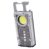 Mini COB Work Light 8 Mode Portable Rechargeable Magnetic Hook Pocket Flashlight Multifunction Bottle Opener Emergency Light