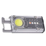 Mini COB Work Light 8 Mode Portable Rechargeable Magnetic Hook Pocket Flashlight Multifunction Bottle Opener Emergency Light - Extra Image