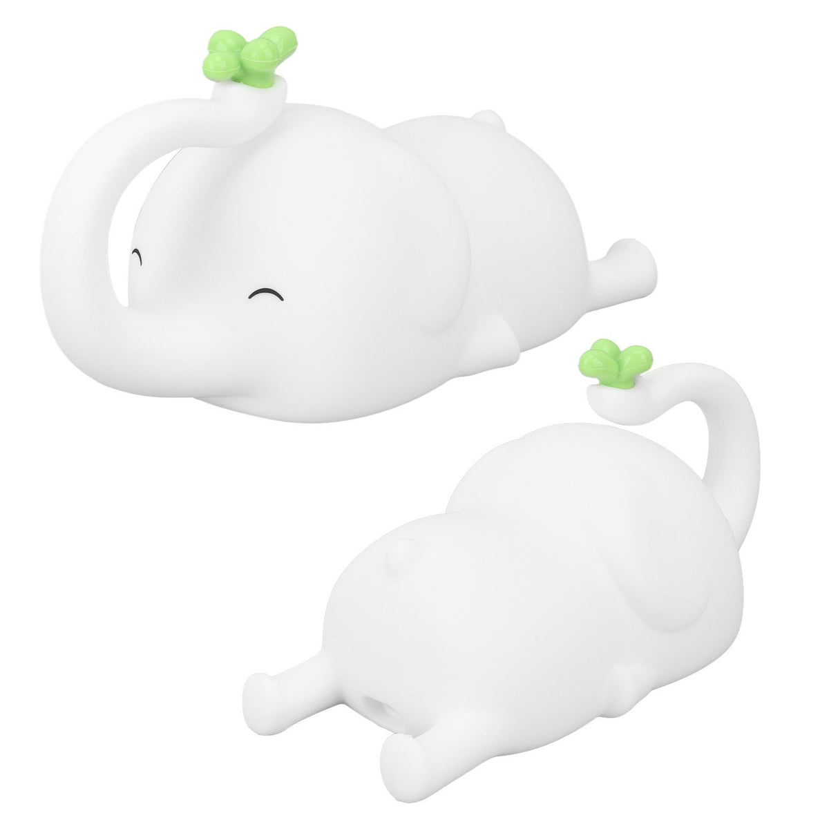 Night Light Silicon Elephant Nursery Night Lights 3 Brightness USB Timing Night Lamp for Home Hotel Office