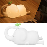 Night Light Silicon Elephant Nursery Night Lights 3 Brightness USB Timing Night Lamp for Home Hotel Office