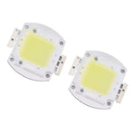 2pcs Round LED Chip 100W High Power LED Chip White Light 9600LM 6000K LED Beads for Home Studio Exhibition Foodlight Spotlight