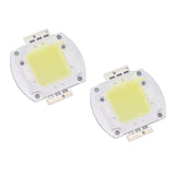 2pcs Round LED Chip 100W High Power LED Chip White Light 9600LM 6000K LED Beads for Home Studio Exhibition Foodlight Spotlight - Rear View
