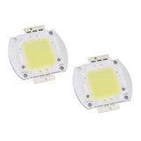 2pcs Round LED Chip 100W High Power LED Chip White Light 9600LM 6000K LED Beads for Home Studio Exhibition Foodlight Spotlight