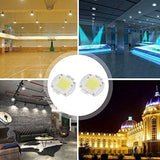 2pcs Round LED Chip 100W High Power LED Chip White Light 9600LM 6000K LED Beads for Home Studio Exhibition Foodlight Spotlight