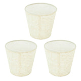 3Pcs Lampshades Hand Crafted Natural Linen Stylish Dustproof Barrel Chandelier Shades For Table Lamps and Floor Light - Rear View