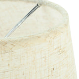3Pcs Lampshades Hand Crafted Natural Linen Stylish Dustproof Barrel Chandelier Shades For Table Lamps and Floor Light