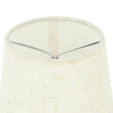 3Pcs Lampshades Hand Crafted Natural Linen Stylish Dustproof Barrel Chandelier Shades For Table Lamps and Floor Light - Extra Image