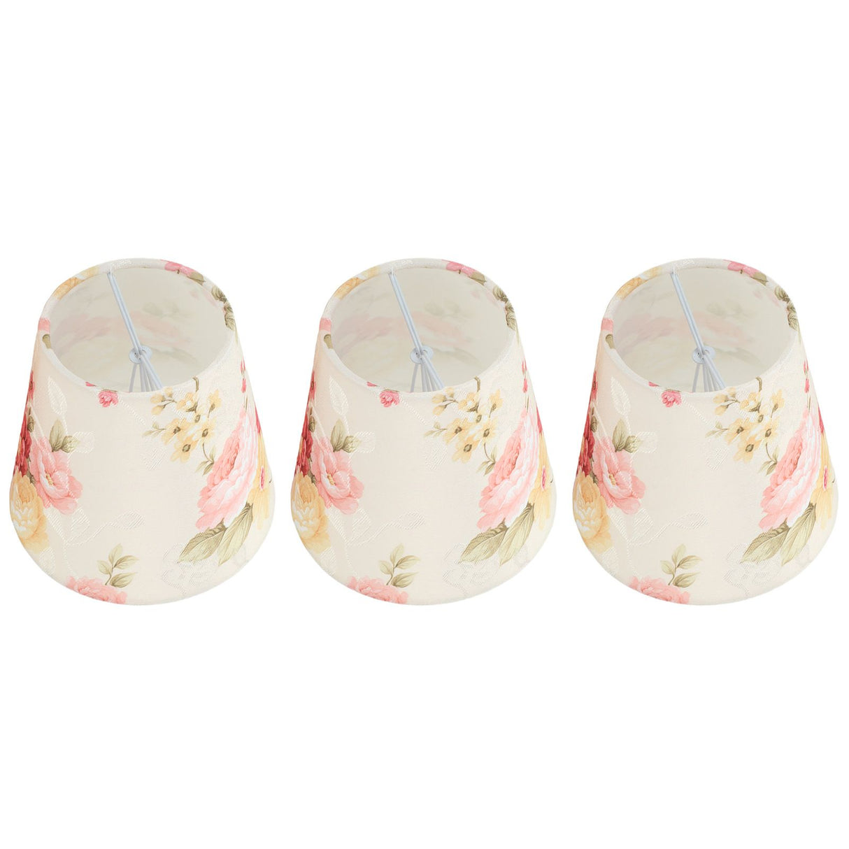 Cloth Lamp Shade Flower Pattern Clip On Bulb Lampshade for Table Lamp Chandelier Floor Lamp