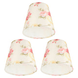 Cloth Lamp Shade Flower Pattern Clip On Bulb Lampshade for Table Lamp Chandelier Floor Lamp