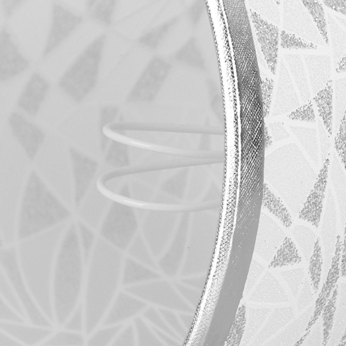 Cloth Lampshade Clip On Design Modern Barrel Fabric Lamp Shades for E14 Bulb Chandelier Wall Lamp 3pcs Silver