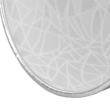 Cloth Lampshade Clip On Design Modern Barrel Fabric Lamp Shades for E14 Bulb Chandelier Wall Lamp 3pcs Silver