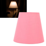 3pcs Cloth Fabric Lampshade Innovative E14 Intervention Type Modern Fabric Lampshade Dust Cover for Bedroom Bedside Pink