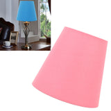 3pcs Cloth Fabric Lampshade Innovative E14 Intervention Type Modern Fabric Lampshade Dust Cover for Bedroom Bedside Pink