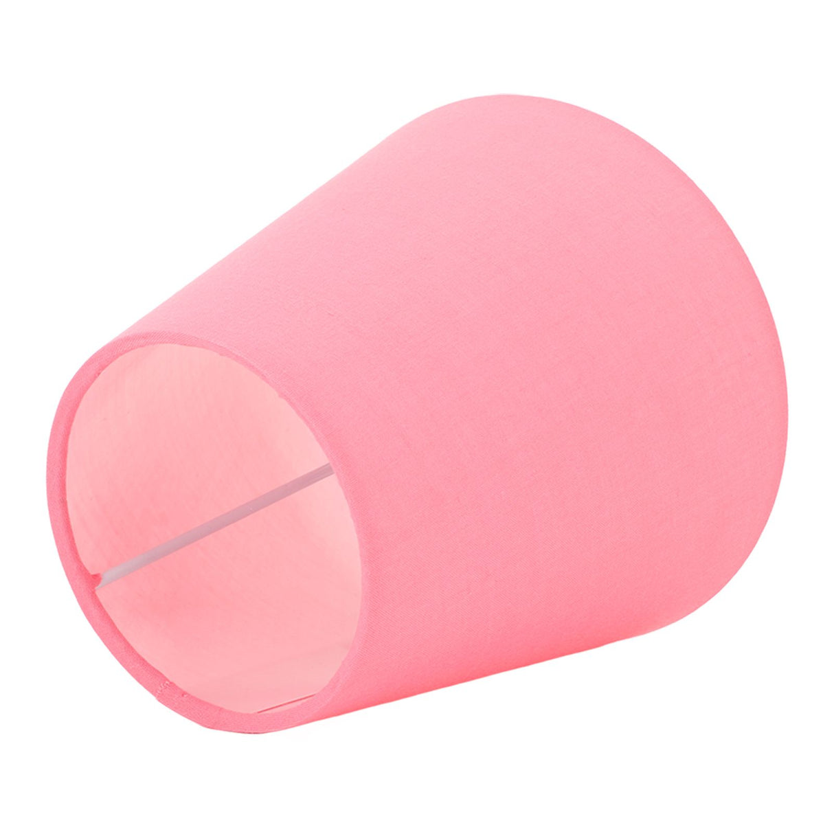 3pcs Cloth Fabric Lampshade Innovative E14 Intervention Type Modern Fabric Lampshade Dust Cover for Bedroom Bedside Pink