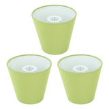 3pcs Cloth Fabric Lampshade Innovative E14 Intervention Type Modern Fabric Lampshade Dust Cover for Bedroom Bedside Pea Green