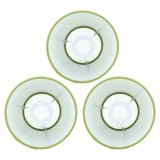 3pcs Cloth Fabric Lampshade Innovative E14 Intervention Type Modern Fabric Lampshade Dust Cover for Bedroom Bedside Pea Green