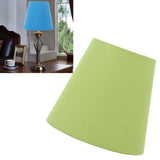 3pcs Cloth Fabric Lampshade Innovative E14 Intervention Type Modern Fabric Lampshade Dust Cover for Bedroom Bedside Pea Green