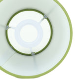 3pcs Cloth Fabric Lampshade Innovative E14 Intervention Type Modern Fabric Lampshade Dust Cover for Bedroom Bedside Pea Green
