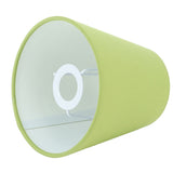 3pcs Cloth Fabric Lampshade Innovative E14 Intervention Type Modern Fabric Lampshade Dust Cover for Bedroom Bedside Pea Green