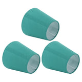 3pcs Cloth Fabric Lampshade Innovative E14 Intervention Type Modern Fabric Lampshade Dust Cover for Bedroom Bedside Dark Green - Extra Image