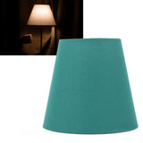 3pcs Cloth Fabric Lampshade Innovative E14 Intervention Type Modern Fabric Lampshade Dust Cover for Bedroom Bedside Dark Green