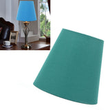 3pcs Cloth Fabric Lampshade Innovative E14 Intervention Type Modern Fabric Lampshade Dust Cover for Bedroom Bedside Dark Green - Extra Image