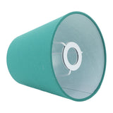 3pcs Cloth Fabric Lampshade Innovative E14 Intervention Type Modern Fabric Lampshade Dust Cover for Bedroom Bedside Dark Green