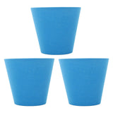 3pcs Cloth Fabric Lampshade Innovative E14 Intervention Type Modern Fabric Lampshade Dust Cover for Bedroom Bedside Retro Blue
