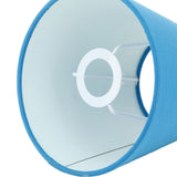 3pcs Cloth Fabric Lampshade Innovative E14 Intervention Type Modern Fabric Lampshade Dust Cover for Bedroom Bedside Retro Blue