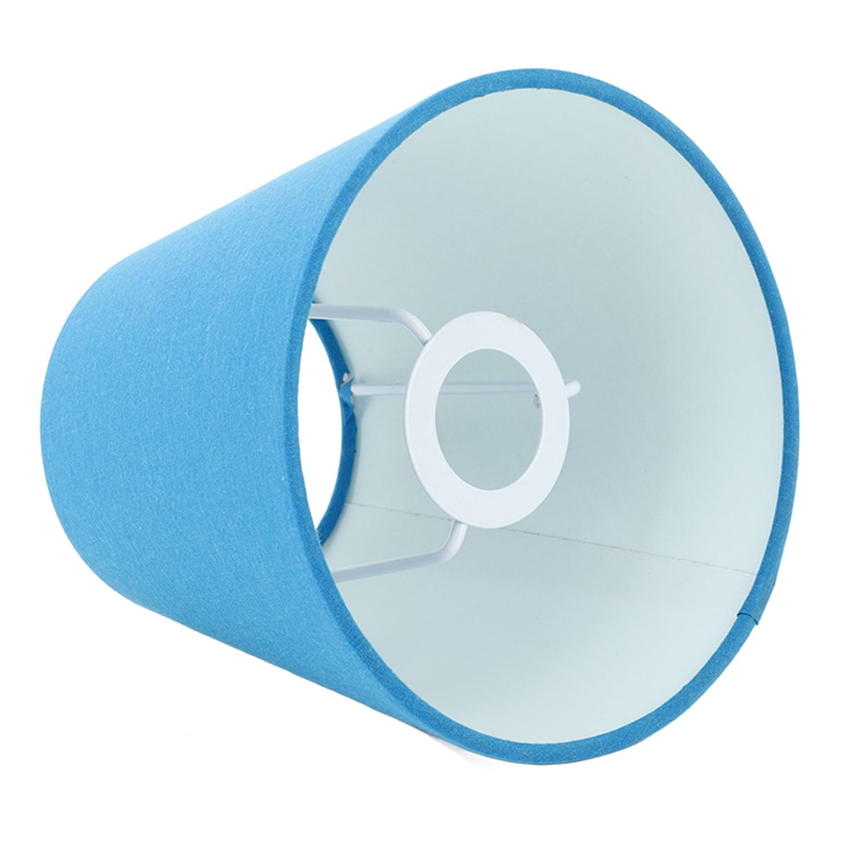 3pcs Cloth Fabric Lampshade Innovative E14 Intervention Type Modern Fabric Lampshade Dust Cover for Bedroom Bedside Retro Blue