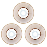 3pcs Cloth Fabric Lampshade Innovative E14 Intervention Type Modern Fabric Lampshade Dust Cover for Bedroom Bedside Khaki - 45-Degree Angle