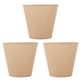 3pcs Cloth Fabric Lampshade Innovative E14 Intervention Type Modern Fabric Lampshade Dust Cover for Bedroom Bedside Khaki