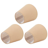 3pcs Cloth Fabric Lampshade Innovative E14 Intervention Type Modern Fabric Lampshade Dust Cover for Bedroom Bedside Khaki