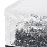 Solar Glass Brick Light ABS LED Waterproof In Ground Buried Ice Brick Landscape Lamp for Outdoor Yard Garden Lawn Blue Light - Extra Image