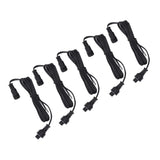 5pcs 4.9ft Deck Light Extension Cable IP67 Waterproof Extension Cord with Male and Female 3Pin Connectors for Outdoor