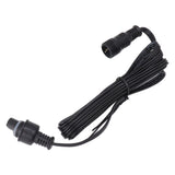 5pcs 4.9ft Deck Light Extension Cable IP67 Waterproof Extension Cord with Male and Female 3Pin Connectors for Outdoor