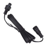 5pcs 4.9ft Deck Light Extension Cable IP67 Waterproof Extension Cord with Male and Female 3Pin Connectors for Outdoor