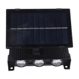 Solar Outdoor Lights Waterproof 6 LED Bulbs Ambient Outdoor Wall Lamp for Garden Patio Courtyard Terrace Indoor RGB - Side View