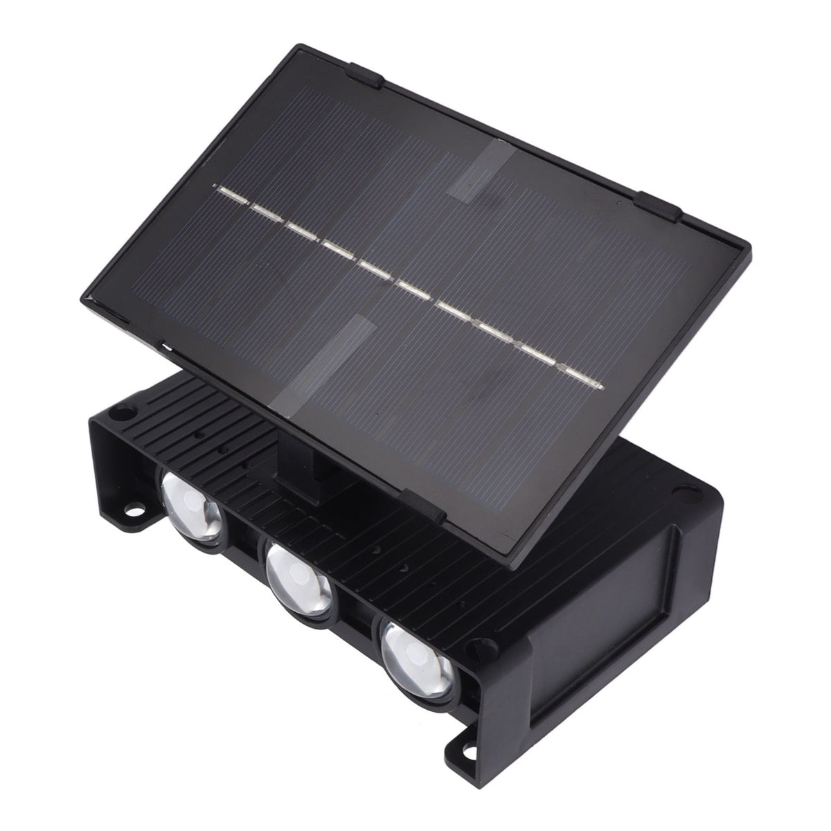Solar Outdoor Lights Waterproof 6 LED Bulbs Ambient Outdoor Wall Lamp for Garden Patio Courtyard Terrace Indoor RGB